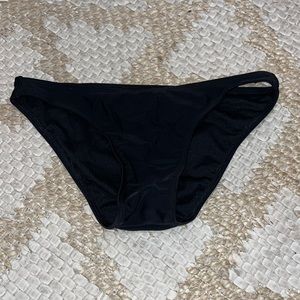 Cute black bikini bottoms, not cheeky